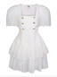 Golightly Sailor kjole - White