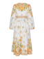 Golightly Hazel kjole: Long - Orange Print