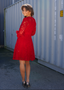 Golightly Lace kjole - Deep Red