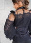 Golightly Marie Antoniette Bluse - Black