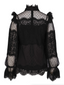 Golightly Marie Antoniette Bluse - Black