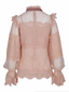 Golightly Marie Antoniette Bluse - Blush Pink