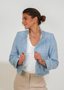 Golightly Tweed Jakke - Light Blue