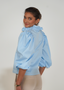 Golightly Sally Blouse - Light Blue/gold
