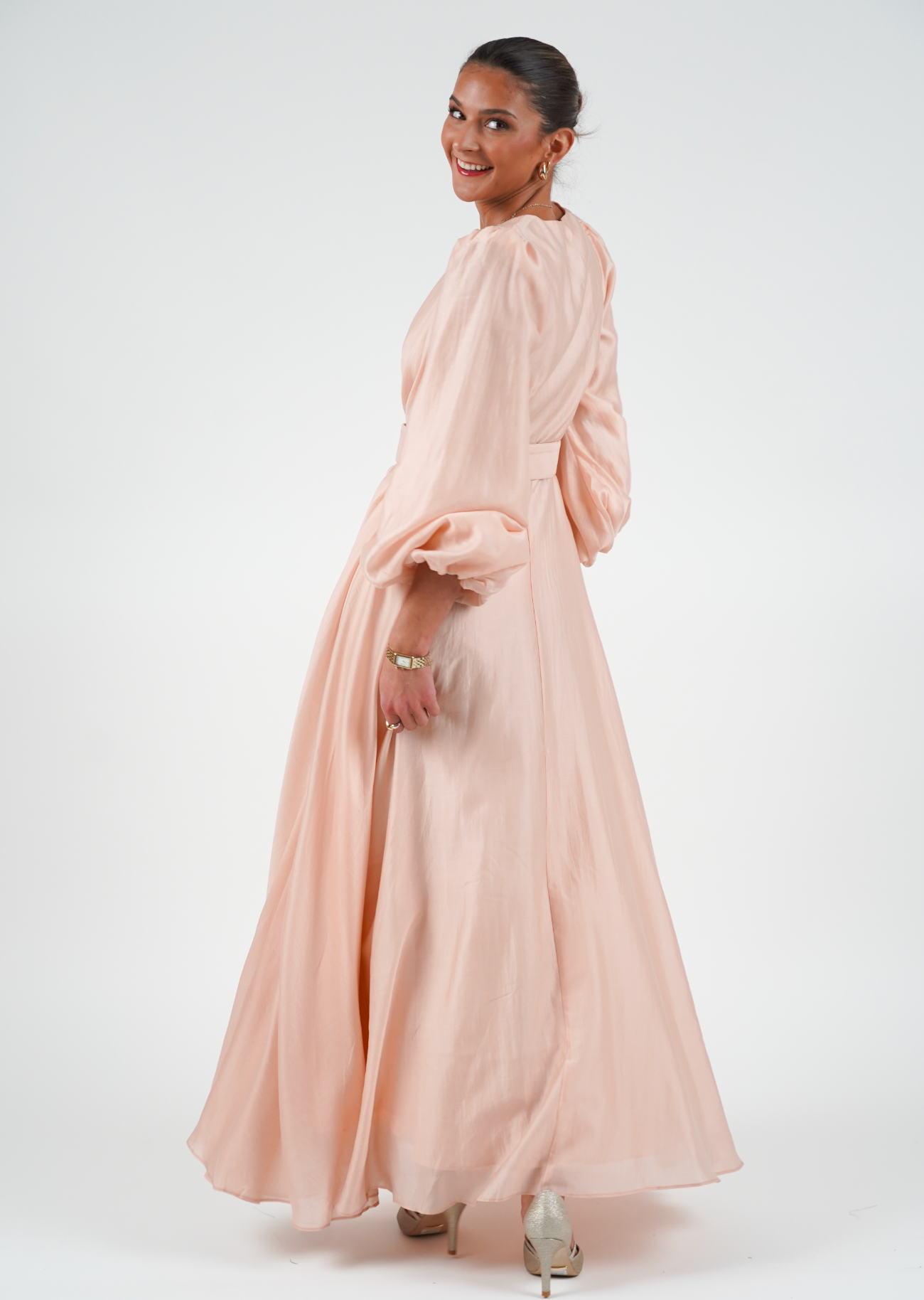 Queen kjole: Long - Dusty Pink