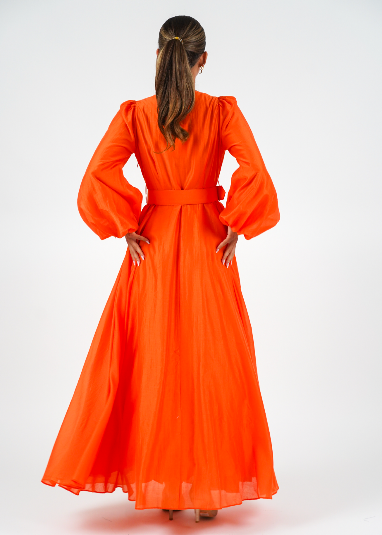 Queen kjole: Long - Orange
