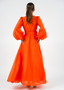 Golightly Queen kjole: Long - Orange