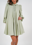 Golightly Abril Kjole - Green Linen