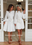 Golightly Abril Kjole - White Linen