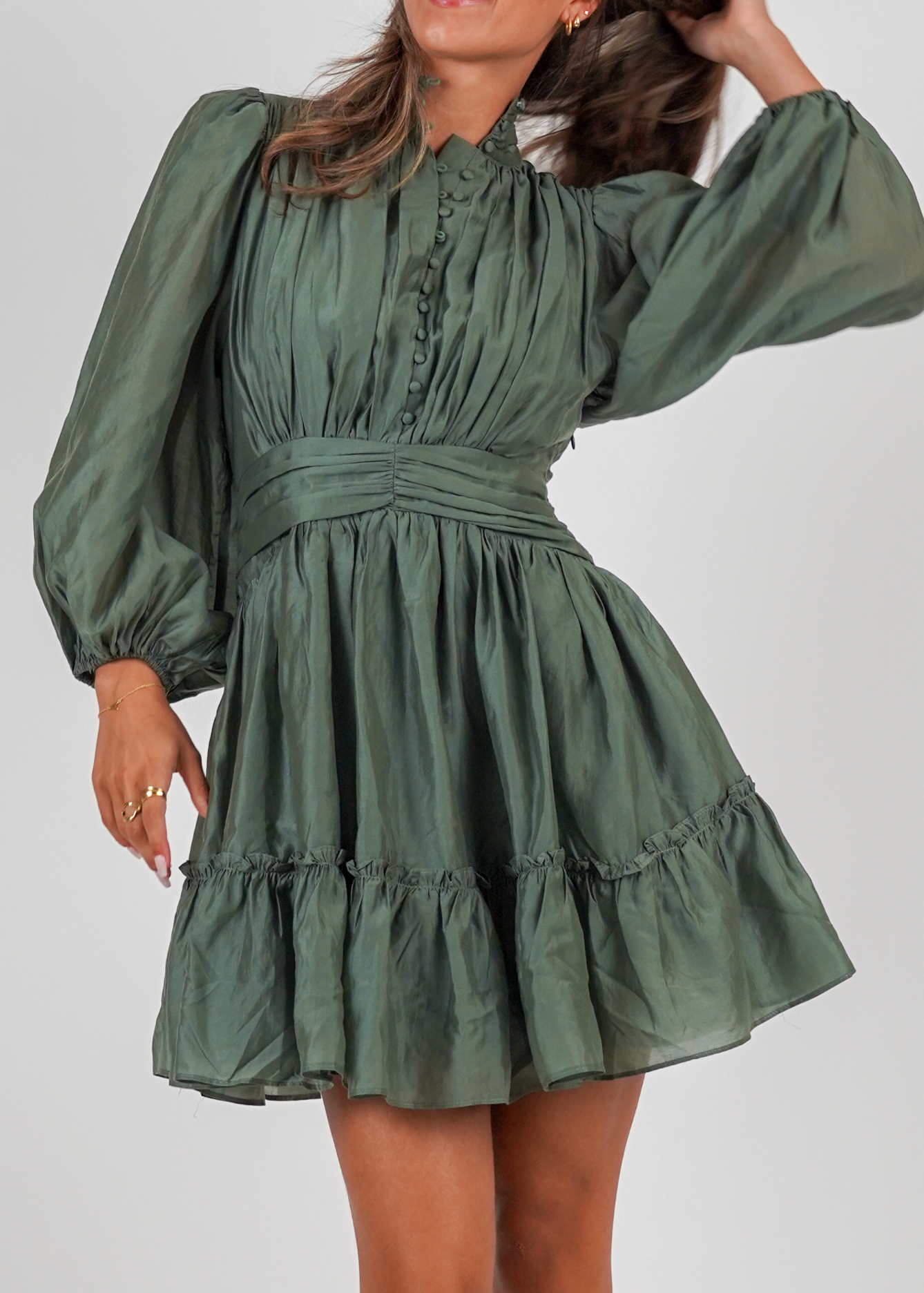 Golightly Vanity Kjole - Hunter Green