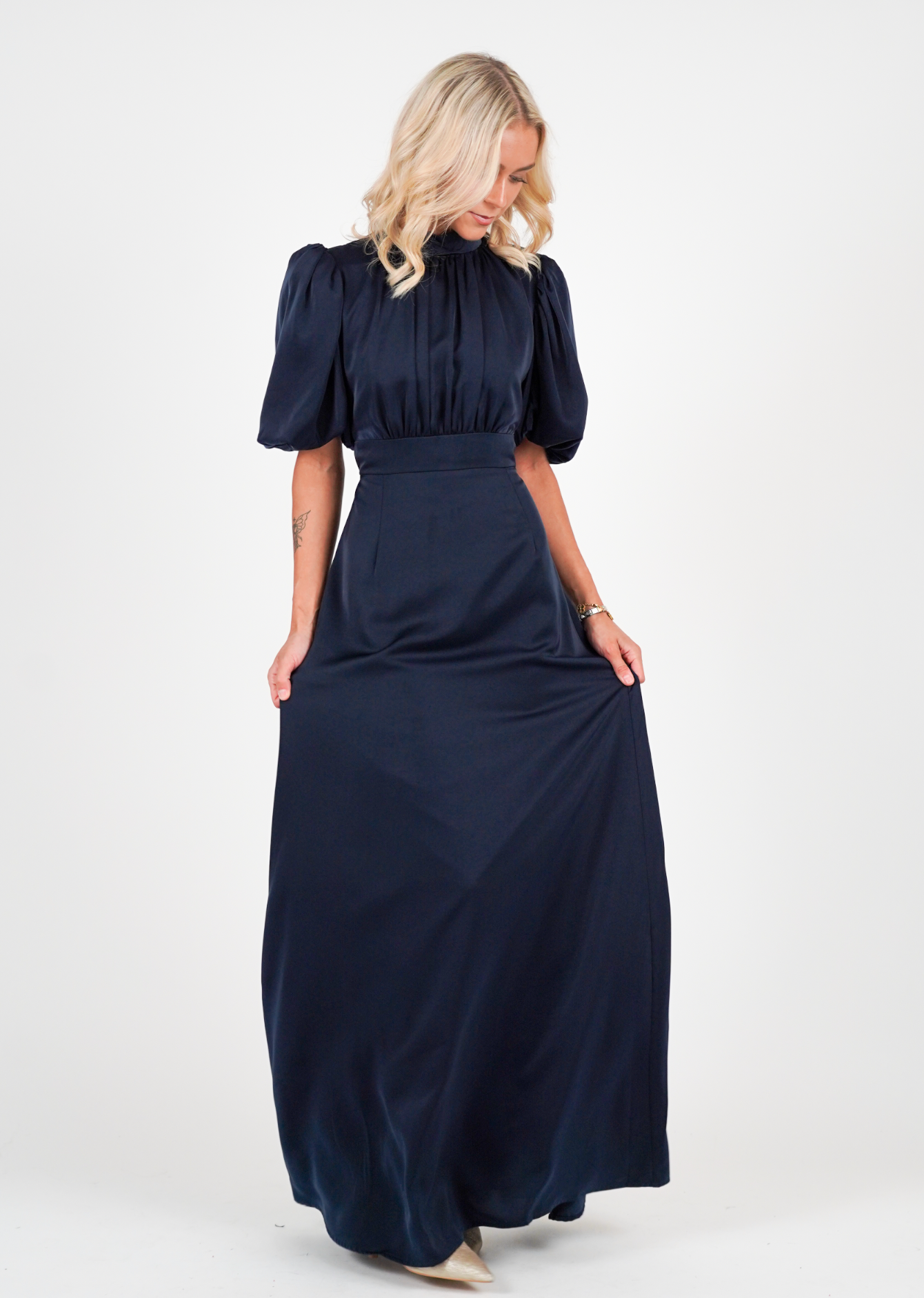 Golightly Holly kjole: Long - Navy