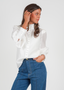 Golightly Wisteria bluse - White
