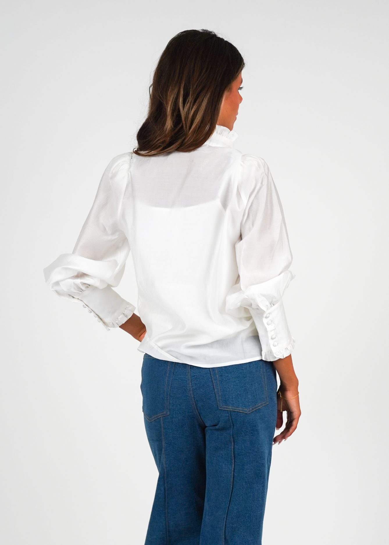 Golightly Wisteria Blouse - White