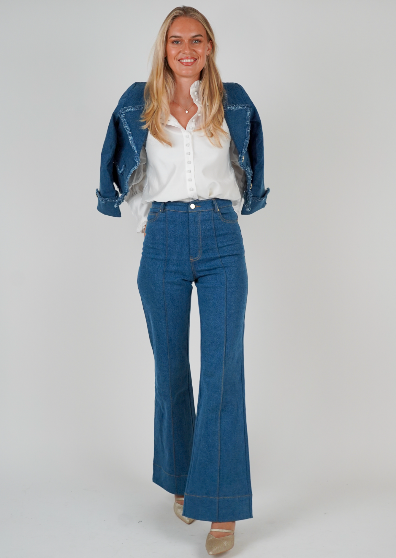 Golightly Bless Jeans - Washed Denim