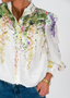 Golightly Wisteria Print Bluse - Floral