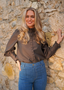 Golightly Wisteria bluse - Coffee Brown