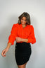 Golightly Gold Blouse - Orange