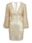 Golightly Disco Kjole - Gold Sequins