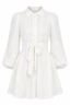 Golightly Abril Kjole - White Linen