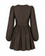 Golightly Maeve Satin kjole - Coffee Brown