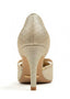 Golightly Ellemy Leather Pumps - Glittery Gold