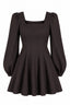 Golightly Sophie Wool kjole - Coffee Brown