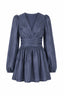 Golightly Maeve Satin kjole - Cold Blue
