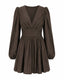 Golightly Maeve Satin kjole - Coffee Brown