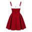 Golightly Hennie kjole: Short - Deep Red