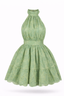 Golightly Princess Lace Kjole - Pastel Green