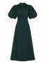 Golightly Holly kjole: Long - Emerald Green
