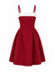 Golightly Hennie kjole: Short - Deep Red