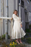 Golightly Hazel kjole: Long - Off White Print