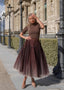 Golightly City Ombre Skirt - Brown