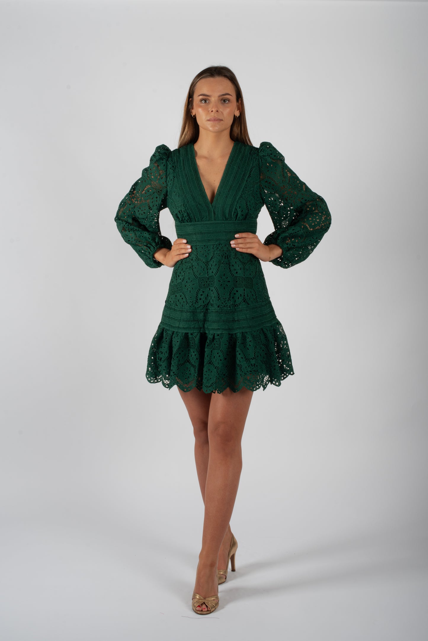 Castle dress - Deep Green