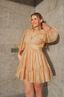 Golightly Vanity kjole - Dusty Yellow