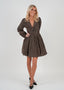 Golightly Maeve Satin kjole - Coffee Brown