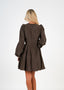Golightly Maeve Satin kjole - Coffee Brown