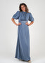 Golightly Holly kjole: Long - Cold Blue