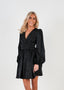 Golightly Maeve Satin kjole - Black