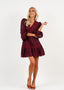 Golightly Castle Lace kjole - Bordeaux