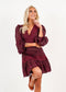 Golightly Castle Lace kjole - Bordeaux