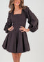 Golightly Sophie Wool kjole - Coffee Brown