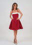 Golightly Hennie kjole: Short - Deep Red