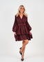 Golightly Abina Satin kjole - Bordeaux
