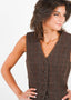 Golightly Randy Vest - Brown Tweed