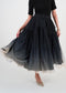 Golightly City Ombre Skirt - Black