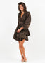 Golightly Abina Satin kjole - Coffee Brown