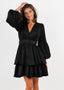 Golightly Abina Satin kjole - Black