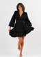 Golightly Abina Satin kjole - Black